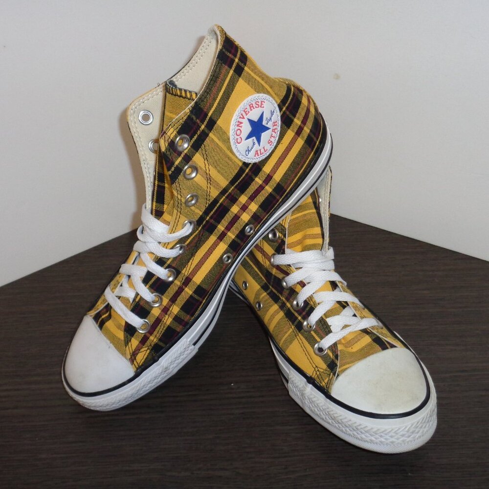 Brand New Converse Chuck Taylor All Star 'Plaid Pack - World Peace' shoes Mens 9